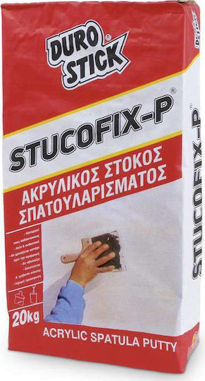 Durostick Stucofix P Στόκος Γενικής Χρήσης Ακρυλικός Λευκός 20kg