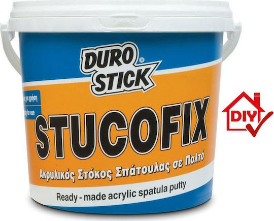 Durostick Stucofix General Purpose Filler Ready-Made / Acrylic White 5kg