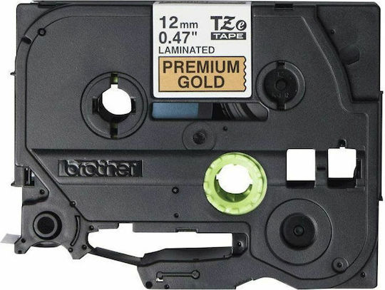 Brother TZe-PR831 Label Maker Tape 8m x 12mm in Gold Colour Compatible with Brother TZe/TZ
