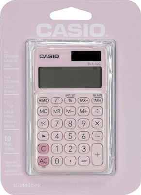 Casio SL-310UC Calculator Contabilitate Ceasuri pentru bărbați 10 Cifre în Culoarea Roz