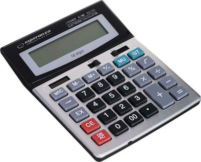 Esperanza Euler Calculator 12 Digits in Black Color