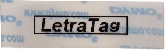 Dymo 12267 Label Maker Tape 4m x 12mm in Transparent Colour Compatible with Dymo LetraTag/LT