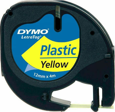 Dymo 91202 Ταινία Ετικετογράφου 4m x 12mm σε Κίτρινο Χρώμα