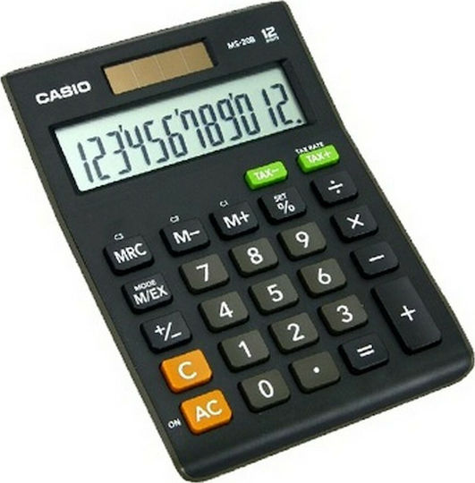 Casio Calculator Accounting 12 Digits in Black Color 1pcs