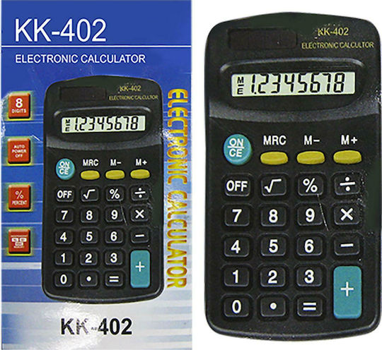 Kenko ΚΚ-402 Калкулатор Ежедневна употреба Джобен 8 Цифри в Черен Цвят 1бр