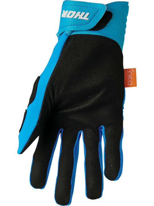 Thor MX Rebound Summertime Μotocross Gloves Blue/White