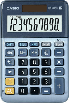 Casio Calculator 8 Digits in Blue Color 1pcs