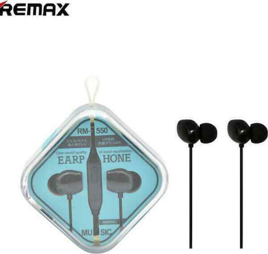 Remax RM-550 In-ear Handsfree with 3.5mm Connector Black