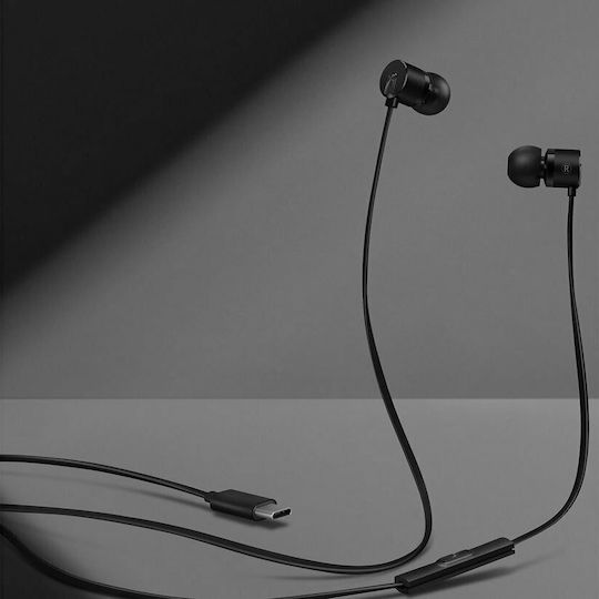 OnePlus 1091100041 In-ear Handsfree Ακουστικά με Βύσμα USB-C Μαύρο
