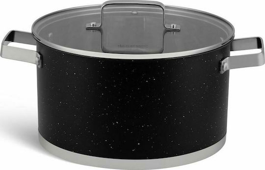 Edenberg Kochgeschirr-Set aus Aluminium Schwarz 12-teilig