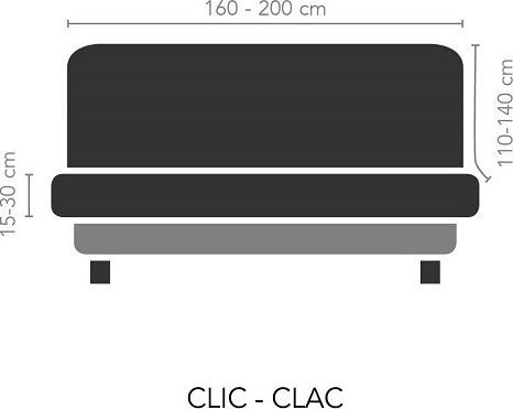 Mc Decor Akari Еластично Кърпи За Разтегателни Дивани Светлосив 140x200см