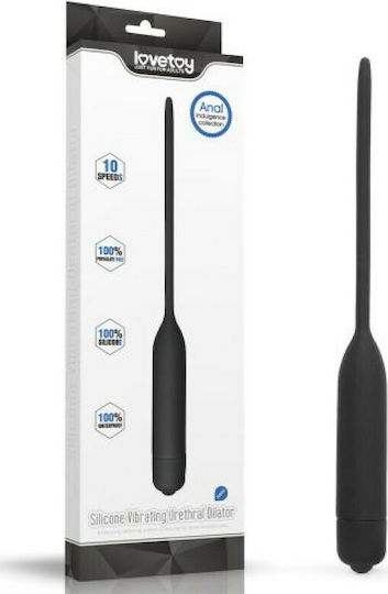 Lovetoy Silicone Vibrating Urethral Dilator Διαστολέας σε Μαύρο Χρώμα