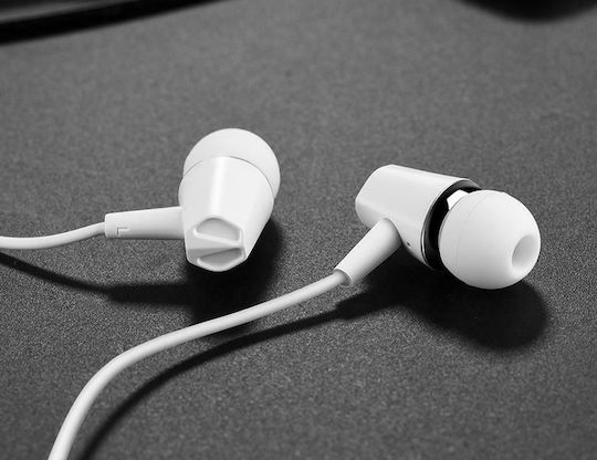 Hoco M34 In-ear Handsfree με Βύσμα 3.5mm Λευκό