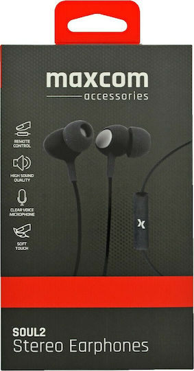ACC+ Soul 2 In-ear Handsfree με Βύσμα 3.5mm Μαύρο