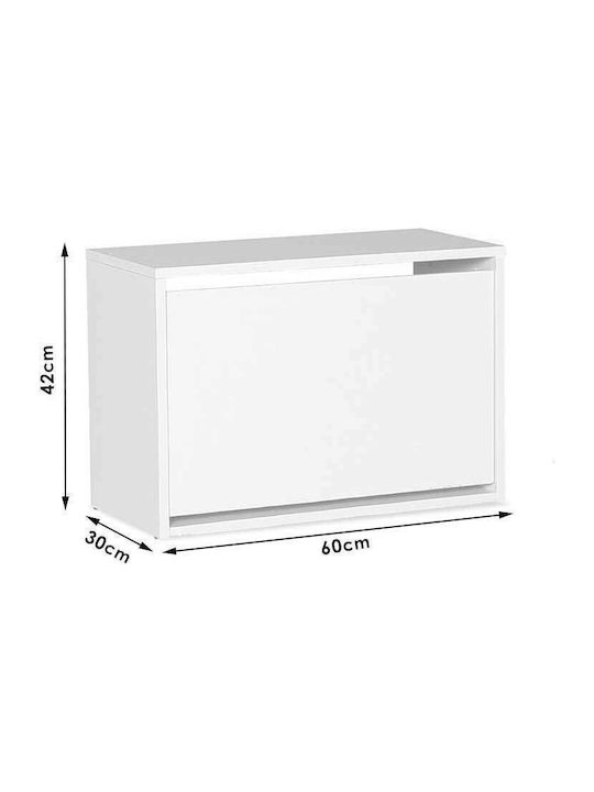 Ξύλινη Παπουτσοθήκη Step 6 με 1 Ράφι 60x30x42cm