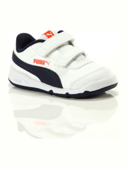 STEPFLEEX 2 Παιδικά Sneakers με Σκρατς Λευκά