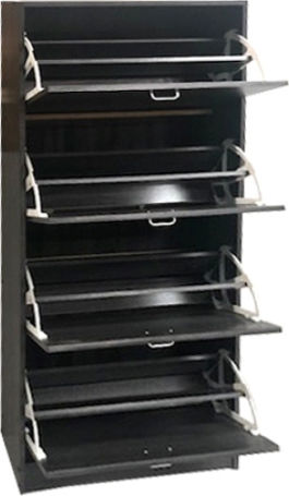 Suport pentru pantofi cu 4 Rafturi Maro L63xW24xH150cm