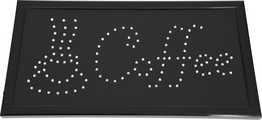 GloboStar Motion LED Sign One - Sided 48x25cm Red / Blue