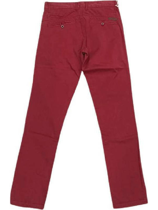 Trousers Chino in Regular Fit Berry