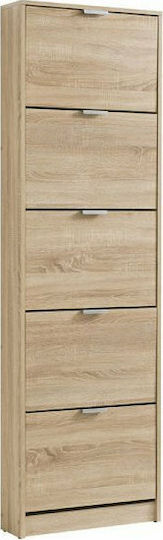 Suport pentru pantofi Base 15 cu 5 Rafturi Bej L58xW18xH191.5cm