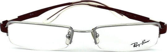 Ray Ban Vintage Metal Prescription Eyeglass Frame Silver RB6156 2603
