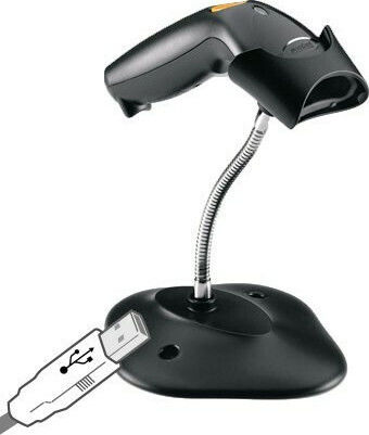 Zebra LS1203 Scanner Χειρός Ενσύρματο με Δυνατότητα Ανάγνωσης 1D Barcodes