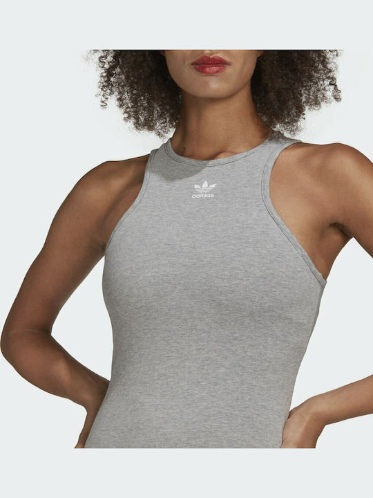 Adicolor Essentials Summer Mini Athletic Sleeveless Grey Dress