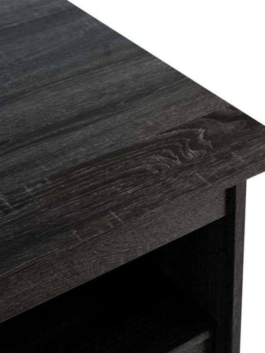 Γραφείο Ξύλινο Μαύρο 150x71x74.5εκ.