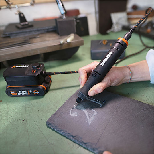 Worx Set Multitool 20V cu 1 baterie 2Ah și husă