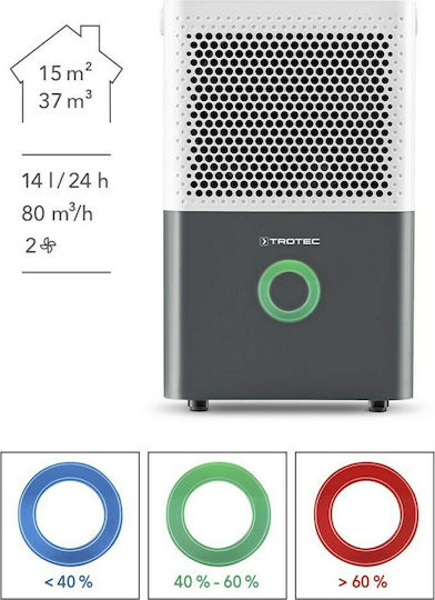 Trotec TTK 33 E Αφυγραντήρας με Συμπιεστή 14lt