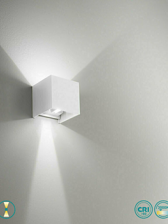 Gea Luce Henk Wall-Mounted Outdoor Spot Light LED IP54 with Warm White Light