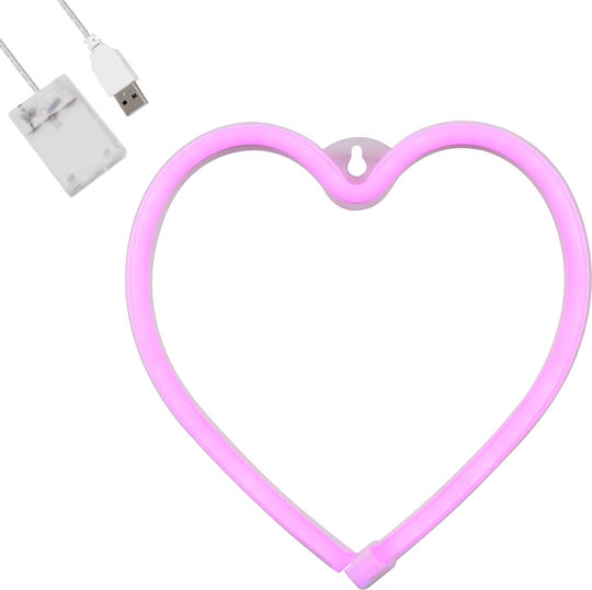 GloboStar Neon Φωτιστικό LED Καρδιά
