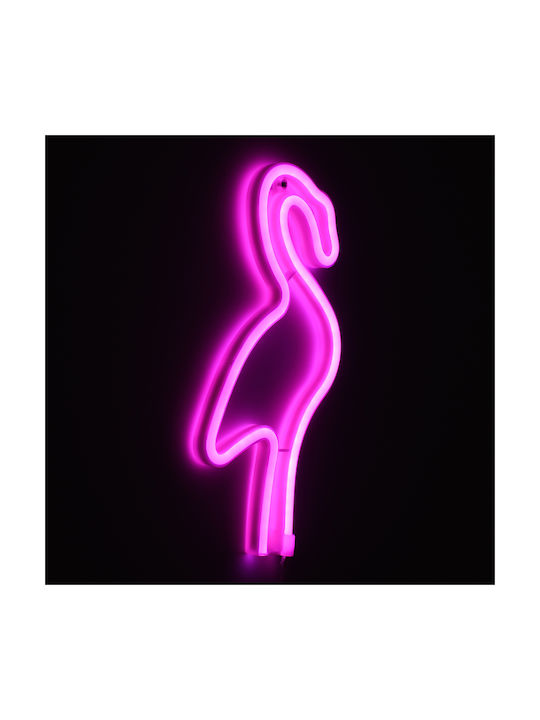 GloboStar Neon Διακοσμητικό Φωτιστικό LED Φλαμίνγκο