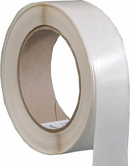 Next Autocolante mici Permanent Rotunde in Transparent Culoare 30mm