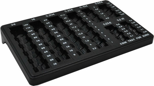 Пластмасов Калъф за монети за бюро с 8 Места 26.5x16.5x4.2см ΤΕ-355
