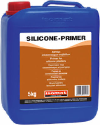 Isomat Silicone-Primer Αστάρι Πρόσφυσης Σιλικονούχων Χρωμάτων και Σοβάδων Λευκό Suitable for Construction Materials 5kg