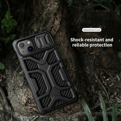 Nillkin Adventurer Series SockProof Plastic Back Cover Black (iPhone 13)