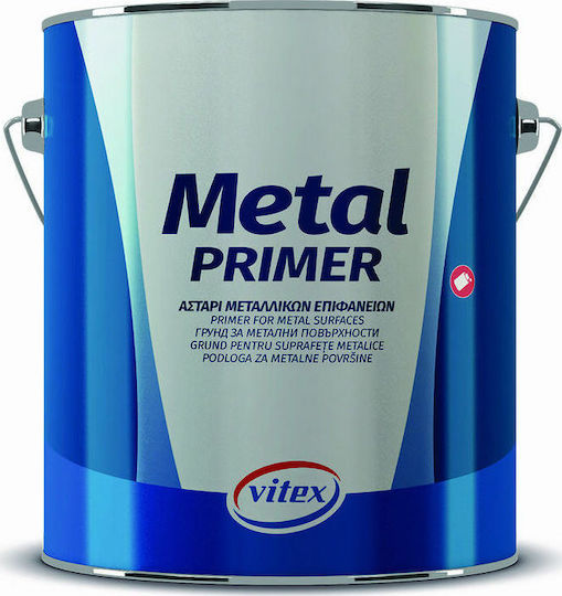 Vitex Metal Primer Grundierung Lösungsmittel-Metallgrundierung Weiß Geeignet für Metall 2.5Es