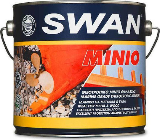Swan Μίνιο Αστάρι Πορτοκαλί Κατάλληλο για Μέταλλο / Ξύλο 2.5lt