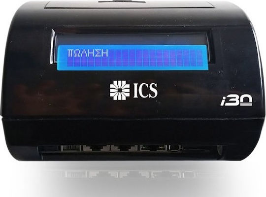 ICS i30 Ταμειακή Μηχανή χωρίς Μπαταρία σε Μαύρο Χρώμα