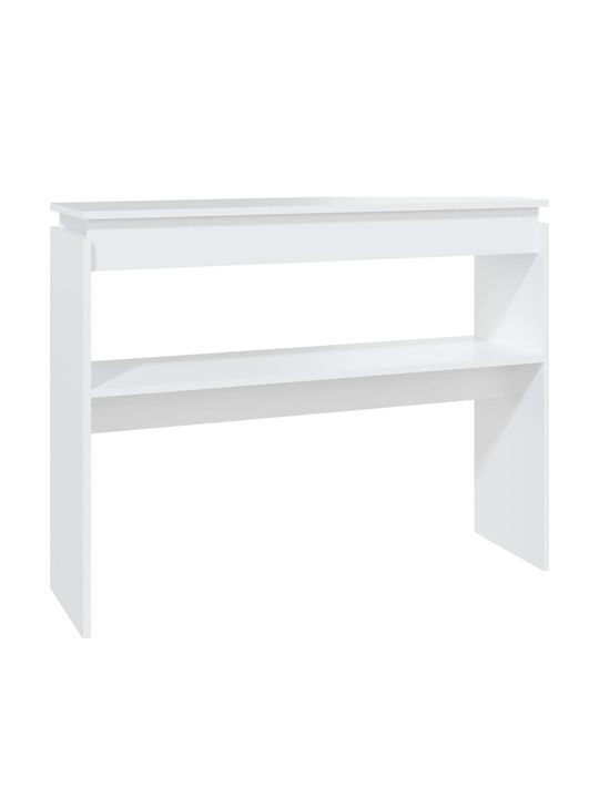 Wooden Console Table White L102xW30xH80cm