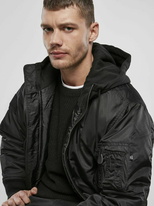 Winter Jacke Bomber Schwarz