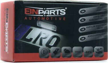 Einparts License Plate Lights Led for Fiat 124 Spider for Mazda MX-5 2pcs