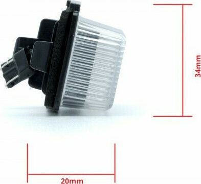 Einparts License Plate Lights Led for Fiat 124 Spider for Mazda MX-5 2pcs