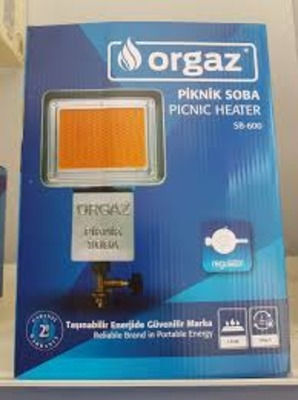 Orgaz ΘΕ.034 Κάτοπτρο Υγραερίου με Απόδοση 1.3kW & Κατανάλωση 102gr/h