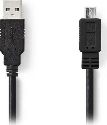 Nedis Regular USB 2.0 to micro USB Cable Μαύρο 2.0m (CCGP60500BK20)