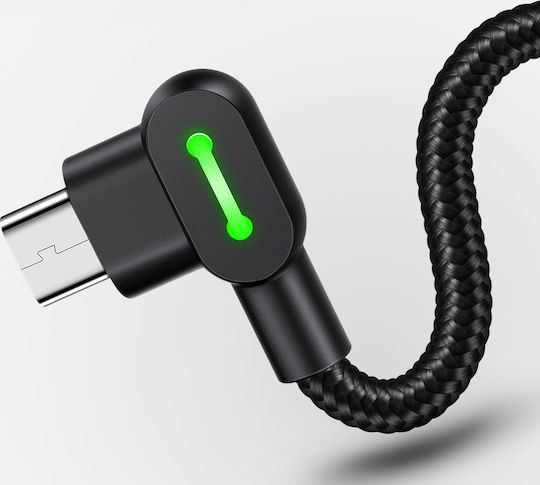 Mcdodo 1.2m Angle (90°) / Braided USB 2.0 to micro USB Cable (CA-5771)