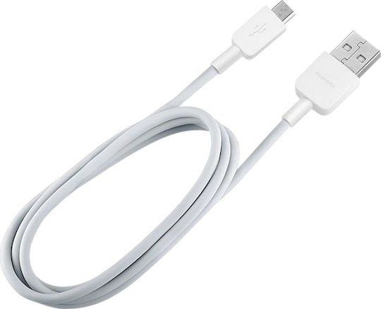 Huawei CP70 Regular USB 2.0 to micro USB Cable Λευκό 1m