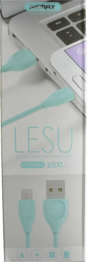 Remax Lesu RC-050m 1m Regular USB 2.0 to micro USB Cable Blue