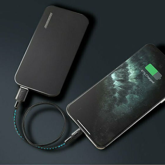 Rockrose Regulär USB 2.0 auf Micro-USB-Kabel Schwarz 0.3m (RRCS01MM) 1Stück